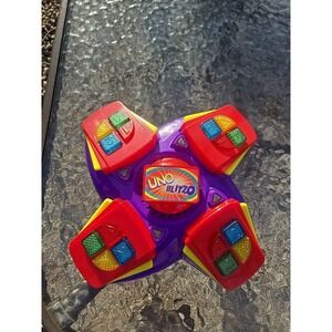 Mattel UNO Blitzo Game Red Electronic Tabletop Lights Sound 2000 Family Fun